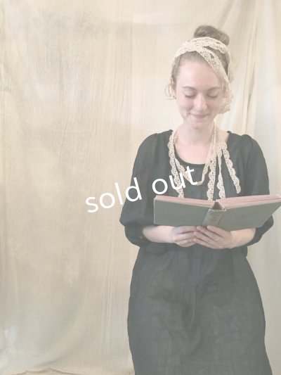 画像16: [pollenbienco] バルーン袖のＡラインワンピース／off white