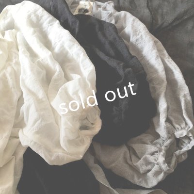 画像8: [pollenbienco] バルーン袖のＡラインワンピース／off white