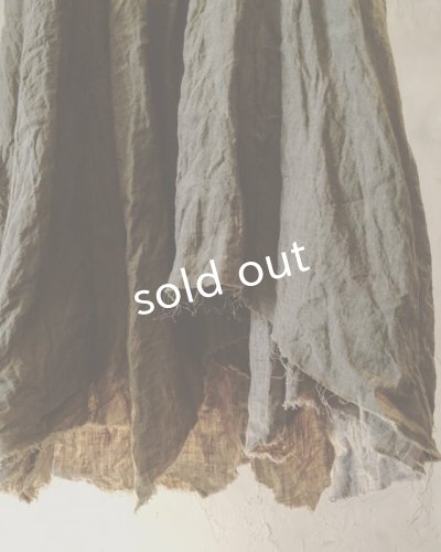 画像4: pollenbienco／リバーシブルギャザーワンピース・若草