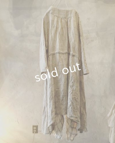 画像13: pollenbienco/マルシェワンピース・生成りと紅茶