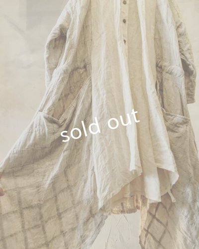 画像11: pollenbienco/マルシェワンピース・生成りと紅茶