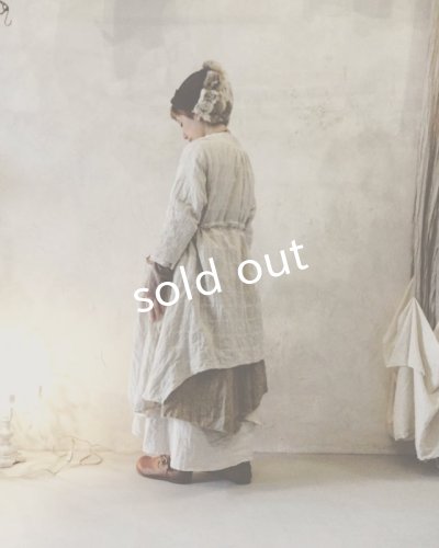 画像8: pollenbienco/マルシェワンピース・生成りと紅茶