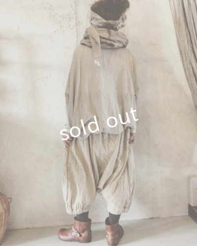 画像6: 再入荷　pollenbienco／リトアニアリネン・パンプキンパンツ