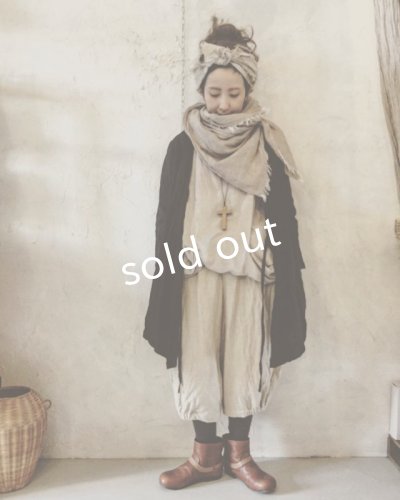 画像4: pollenbienco/ソフトヘリンボーン・サルエルパンツ