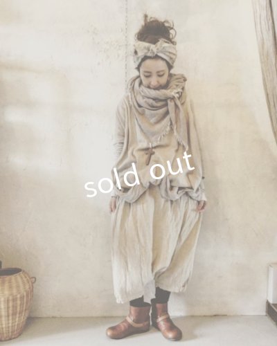 画像7: 再入荷　pollenbienco／リトアニアリネン・パンプキンパンツ