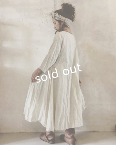 画像4: 再入荷 pollenbienco/ミルク生成り教会ワンピース