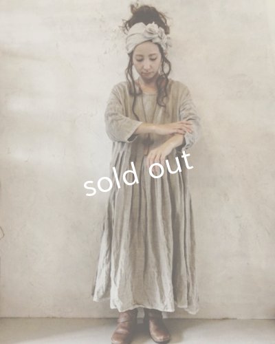 画像3: pollenbienco/リトアニアリネン・ギャザーワンピース