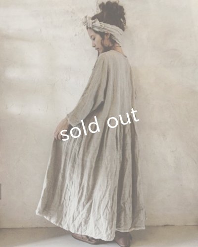 画像5: pollenbienco/リトアニアリネン・ギャザーワンピース