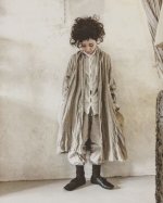 画像1: 再入荷　pollenbienco／リトアニアリネンの羽織り (1)