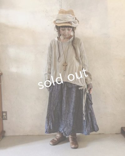 画像6: 再入荷 pollenbienco/ デニムサスペンダー2wayスカート