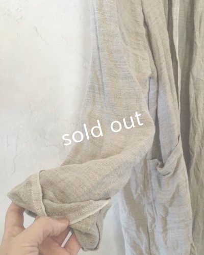 画像6: 再入荷 pollenbienco/リトアニアリネン・羽織り