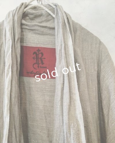 画像8: 再入荷 pollenbienco/リトアニアリネン・羽織り