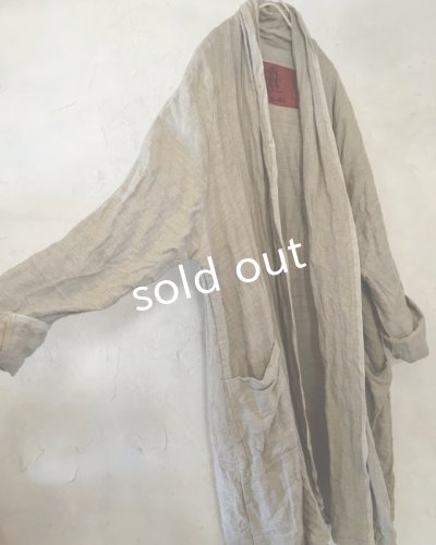 画像7: 再入荷 pollenbienco/リトアニアリネン・羽織り