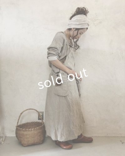 画像3: pollenbienco/種蒔のエプロン・リトアニアリネン