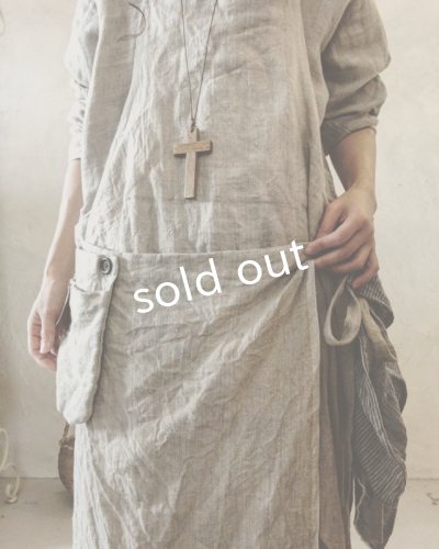 画像8: pollenbienco/種蒔のエプロン・リトアニアリネン
