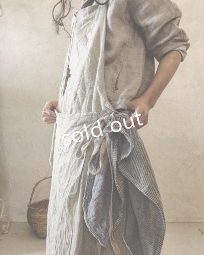 画像6: pollenbienco/種蒔のエプロン・リトアニアリネン