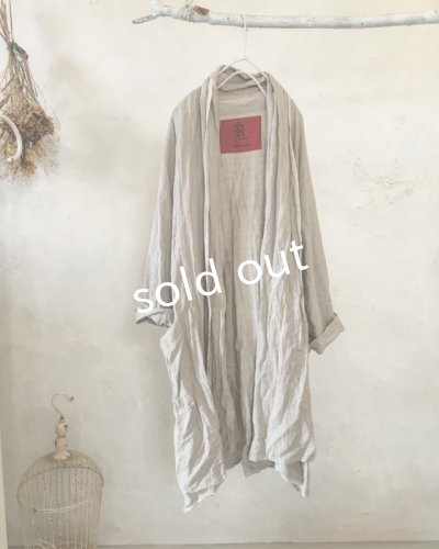 画像8: 再入荷 pollenbienco/リトアニアリネン・羽織り