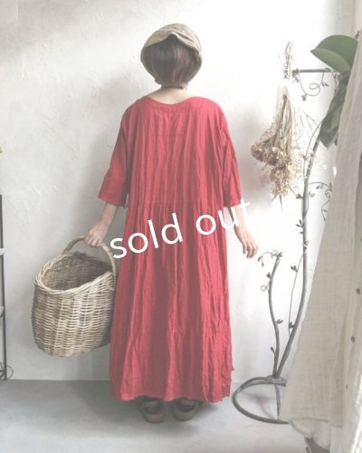 画像8: Reliure／赤リネンワンピース