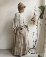 画像8: pollenbienco／羊飼いのスカート・赤ライン (8)