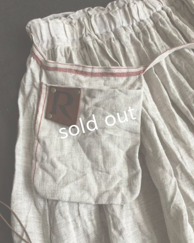 画像4: pollenbienco/羊飼いのスカート・赤ライン