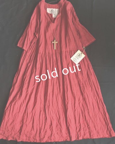 画像3: Reliure／赤リネンワンピース