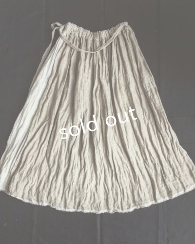画像5: pollenbienco／羊飼いのスカート・そばかすリネン
