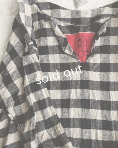 画像6: pollenbienco/ブラックギンガムチェック・ワンピース