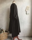 画像11: HALLELUJAH／Robe de femme de chambre　小間使いローブ衿付・Ink Black