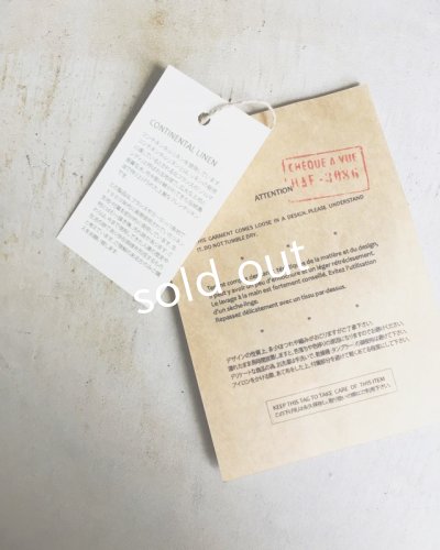 画像10: HALLELUJAH/Robe de femme de chambre 小間使いローブ・Flax