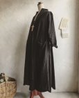 画像12: HALLELUJAH／Robe de femme de chambre　小間使いローブ衿付・Ink Black