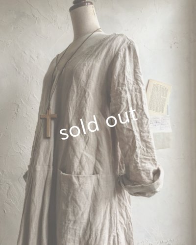 画像8: HALLELUJAH/Robe de femme de chambre 小間使いローブ・Flax