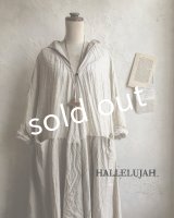 HALLELUJAH／Robe de femme de chambre　小間使いローブ（オーガニック）・Flax