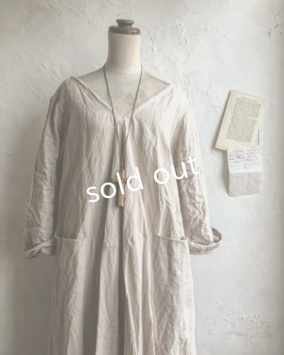 画像3: HALLELUJAH/Robe de femme de chambre 小間使いローブ・Flax