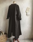 画像8: HALLELUJAH／Robe de femme de chambre　小間使いローブ衿付・Ink Black