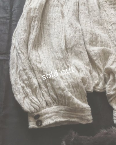 画像2: 再入荷　MARCHE' DE SOEUR／ふわくしゅリネンウール・たぽパンツ