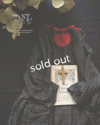 MARCHE' DE SOEUR／リネンウールワンピース・ブラック