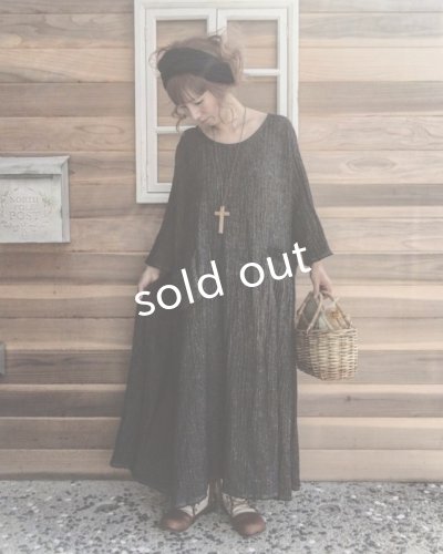 画像11: MARCHE' DE SOEUR/リネンウールワンピース・ブラック