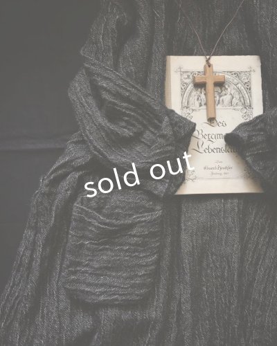 画像6: MARCHE' DE SOEUR/リネンウールワンピース・ブラック