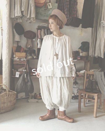 画像8: 再入荷 MARCHE' DE SOEUR/ふわくしゅリネンウール・たぽパンツ
