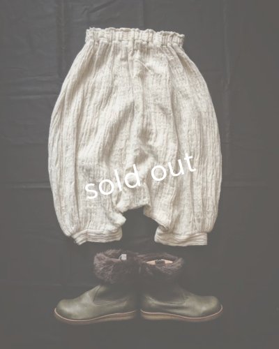 画像6: 再入荷 MARCHE' DE SOEUR/ふわくしゅリネンウール・たぽパンツ