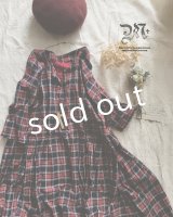 MARCHE' DE SOEUR／赤チェックワンピース