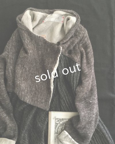 画像8: HALLELUJAH/Robe de femme de chambre no.5 小間使いローブ Black//Charcoal