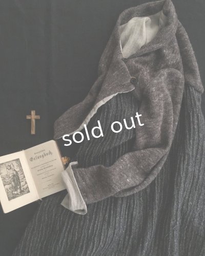 画像10: HALLELUJAH/Robe de femme de chambre no.5 小間使いローブ Black//Charcoal