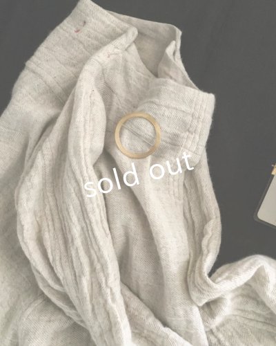 画像8: HALLELUJAH/1930's レイヤーローブ Off white/Flax