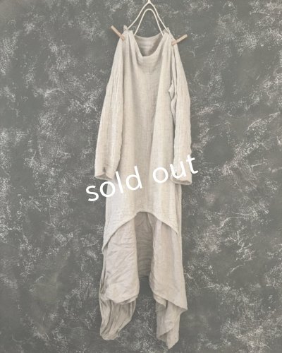 画像12: HALLELUJAH/1930's レイヤーローブ Off white/Flax