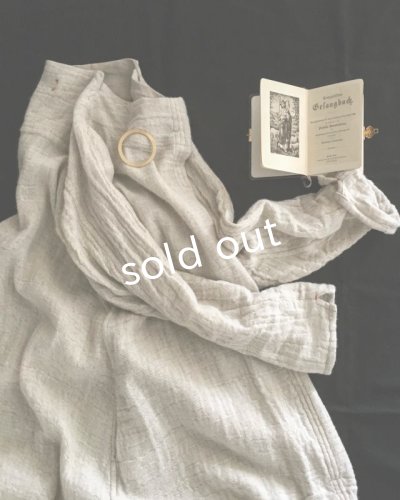 画像7: HALLELUJAH/1930's レイヤーローブ Off white/Flax