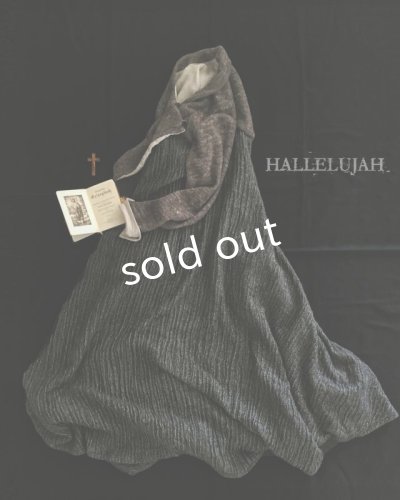 画像9: HALLELUJAH/Robe de femme de chambre no.5 小間使いローブ Black//Charcoal