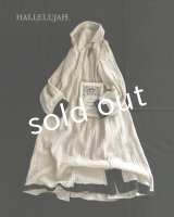 HALLELUJAH／”ノマドドレス”遊牧民のワンピース　Off white/Black