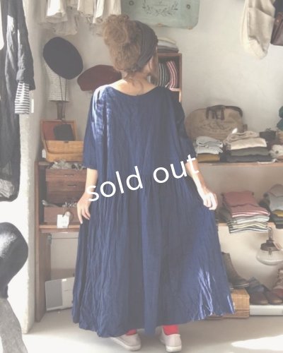 画像8: MARCHE' DE SOEUR/ギャザーワンピース・インディゴ