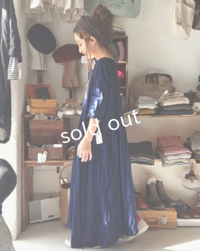 画像7: MARCHE' DE SOEUR/ギャザーワンピース・インディゴ